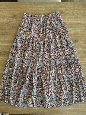 Old Navy Ditzy Floral Midi Skirt